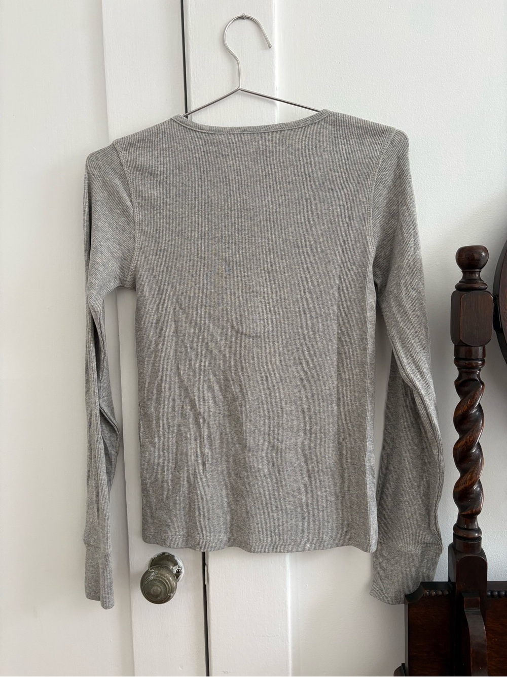 Quince Organic Cotton Microrib Henley - Picture 5 of 5